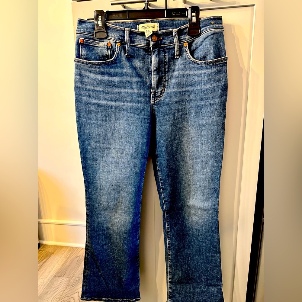Madewell size 30 kick out cropped jeans